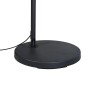 Detailaufnahme: Schwarzer Fuß der QAZQA Bogenlampe Arc Basic, eine moderne Innenleuchte.