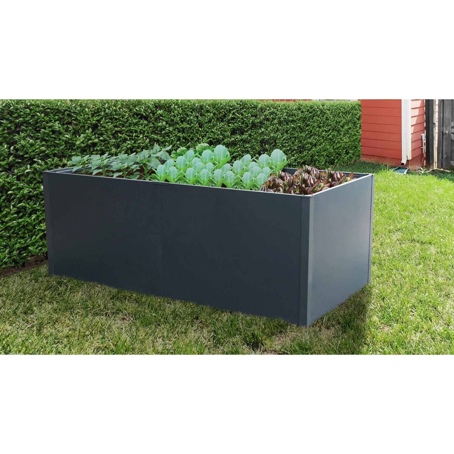 Floraworld Metall Hochbeet TwinWall 100 x 76 x 200 cm kaufen bei OBI