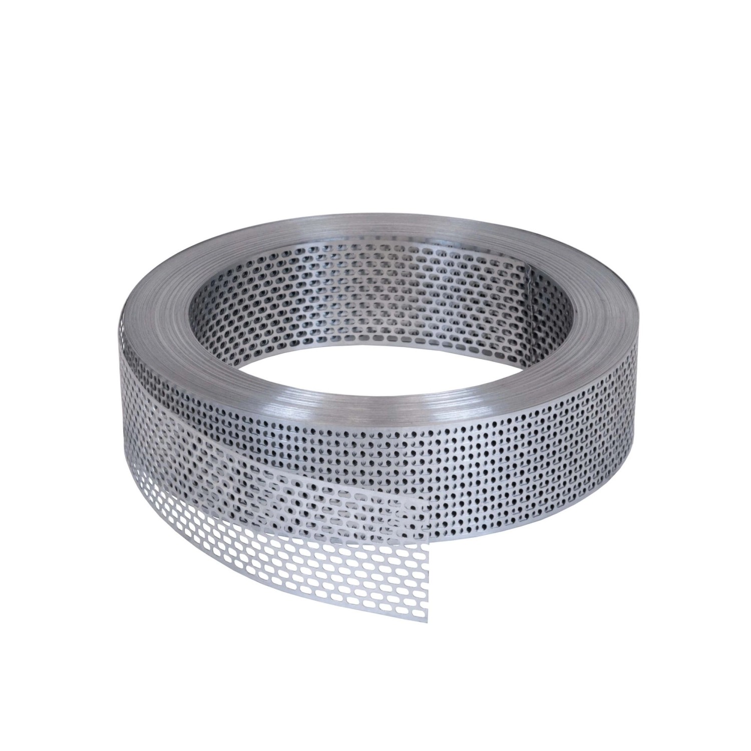 Daprona Vogelschutzgitter Lüftungsband 60m x 100mm Aluminium Silber