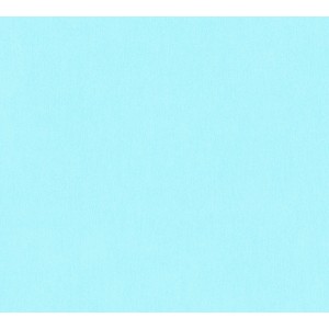 Helle, einfarbige, hellblaue Vliestapete für das Kinderzimmer.