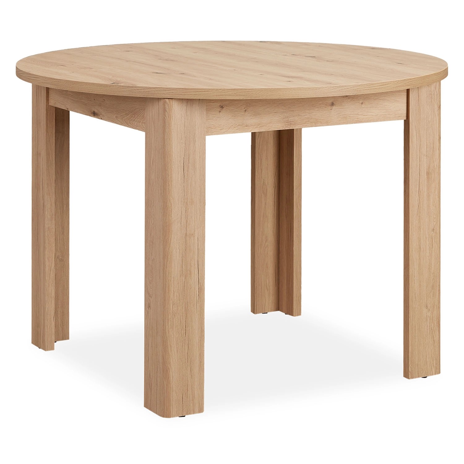 Homestyle4u Esstisch Rund 106 cm Natur 2789 günstig online kaufen