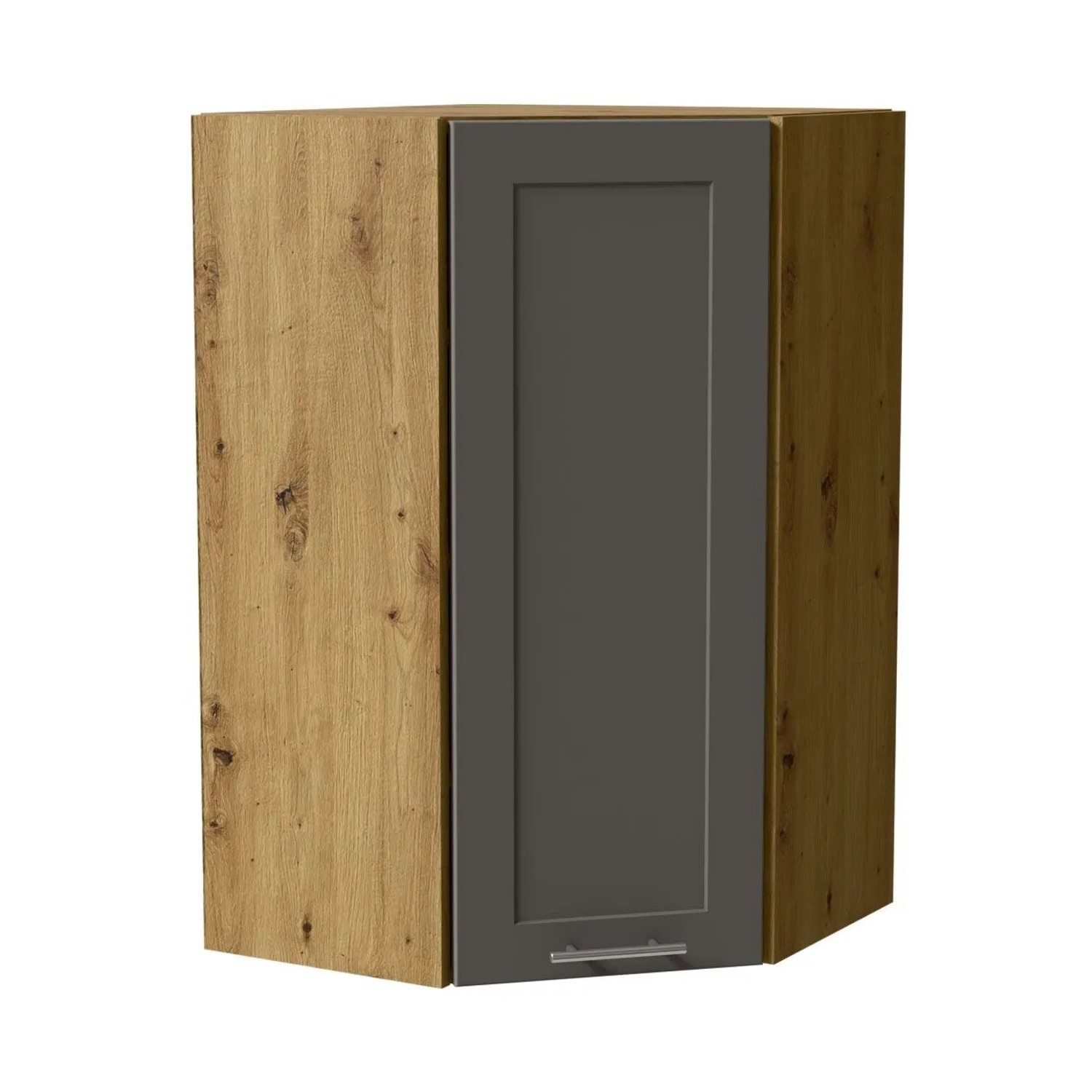 Feldmann-Wohnen Hängeschrank Oslo W4/10/60 Eiche Artisan / Dust Grey Matt 60 / 60 / 96cm
