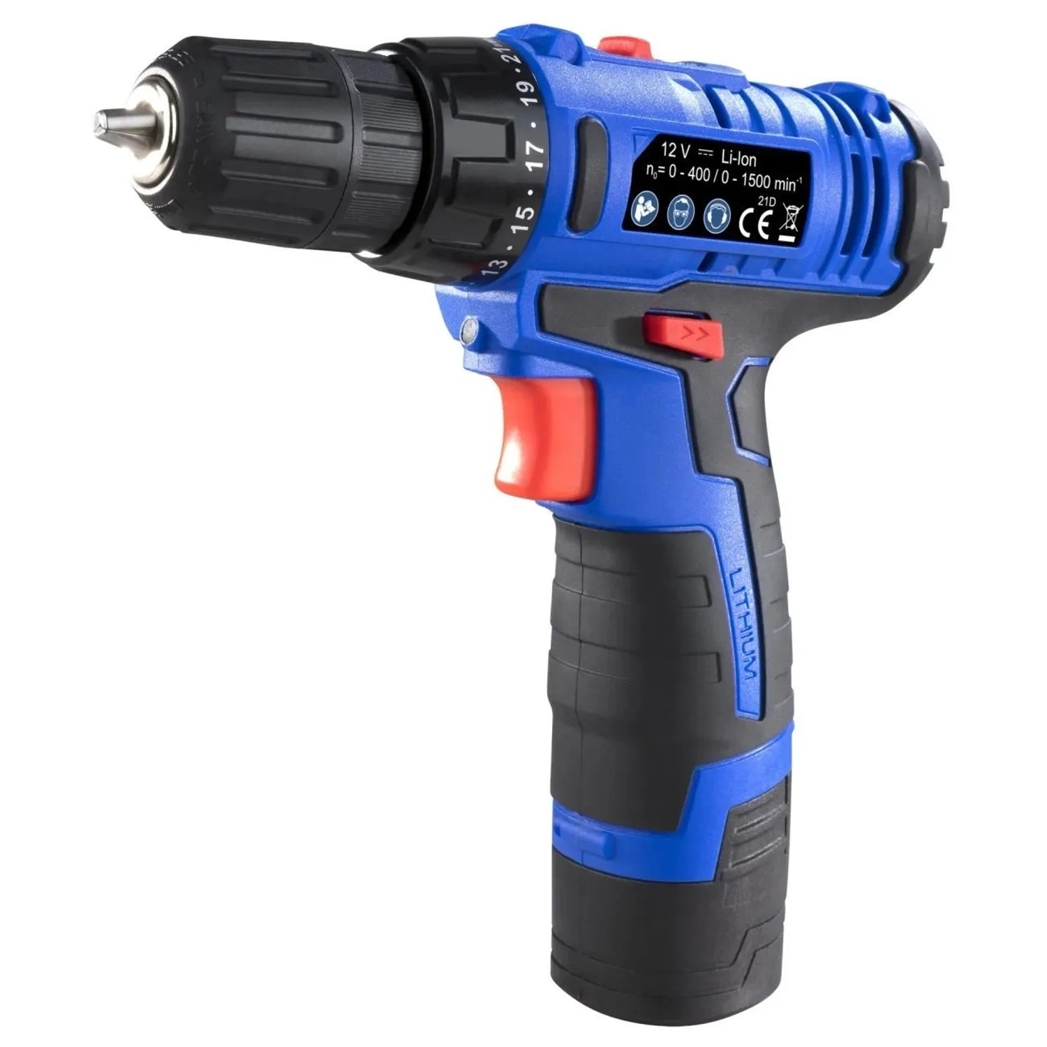 Westfalia Akku-Bohrschrauber 2-Gang 12 V WA2BS12 Blau ohne Akku und LadegerÄT