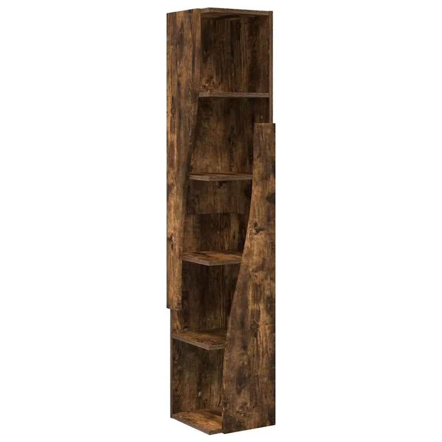 vidaXL Eckschrank Geräucherte Eiche 27,5x27x140cm Holzwerkstoff 889870 günstig online kaufen