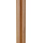 Globo Wegeleuchte Ossy mit Bewegungsmelder, Holzoptik, Glaskugel klar, 100cm hoch.
