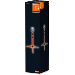 Verpackung des Ledvance LED-Arbeitslicht Worklight Tripod mit Stativ, 20W, 4000K.