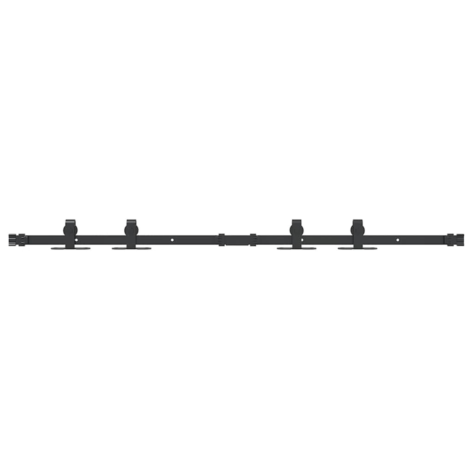vidaXL Schiebetürbeschlag Set für Schranktüren 122 cm Karbonstahl 4009673 günstig online kaufen