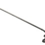 Gardinia Schwenkstange in Edelstahloptik, ausziehbar von 55 bis 85 cm, für Schlaufenschals.
