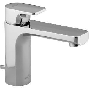 Villeroy & Boch Cult Waschtischarmatur in Chrom mit Ablaufgarnitur.