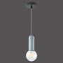Betonfarbene Just Light Pendelleuchte Turn me, 1-flammig, mit E27 Fassung. Moderne Hängelampe für Innenräume.
