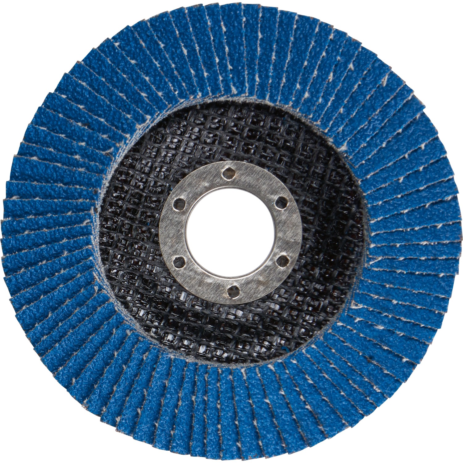 LUX Fächerschleifscheibe Metall, Ø 115mm, K80. Zubehör für Winkelschleifer.