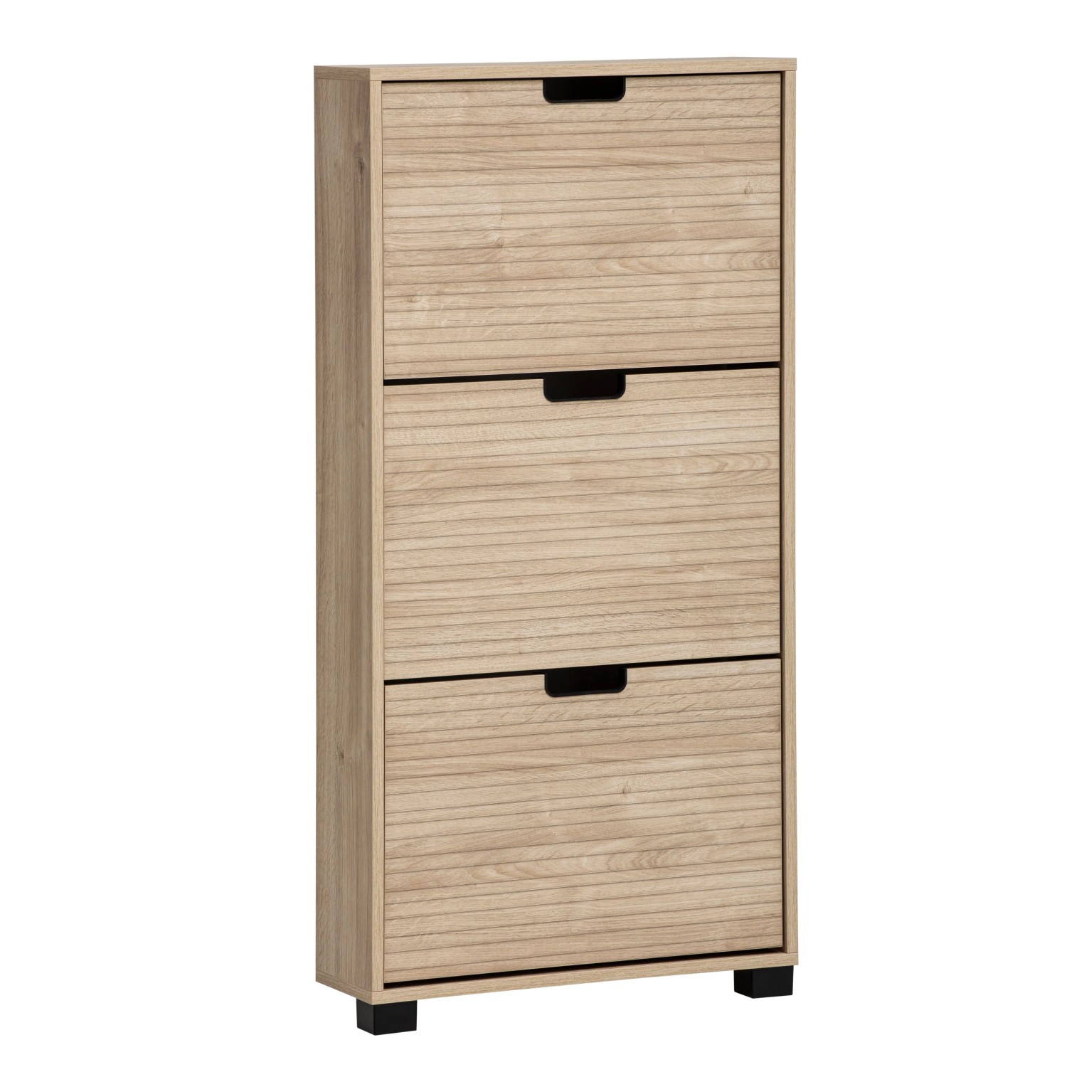 Schildmeyer Schuhkipper Emmik 3 Klappen 124 cm x 19,6 cm x 59,8 cm Eiche