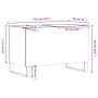 vidaXL Plattenschrank Betongrau 74,5x38x48 cm Holzwerkstoff 831736_9
