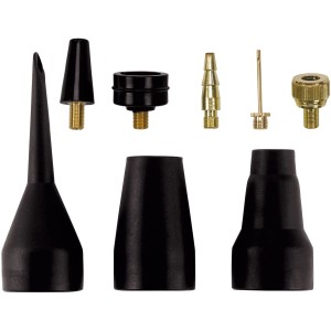 Einhell Aufblas-Adapter-Set, 8-teilig, für Kompressoren zum Befüllen von Reifen, Bällen und Luftmatratzen.