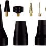 Einhell Aufblas-Adapter-Set, 8-teilig, für Kompressoren zum Befüllen von Reifen, Bällen und Luftmatratzen.