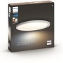 Verpackung der runden Philips Hue Aurelle White Ambiance Panelleuchte.