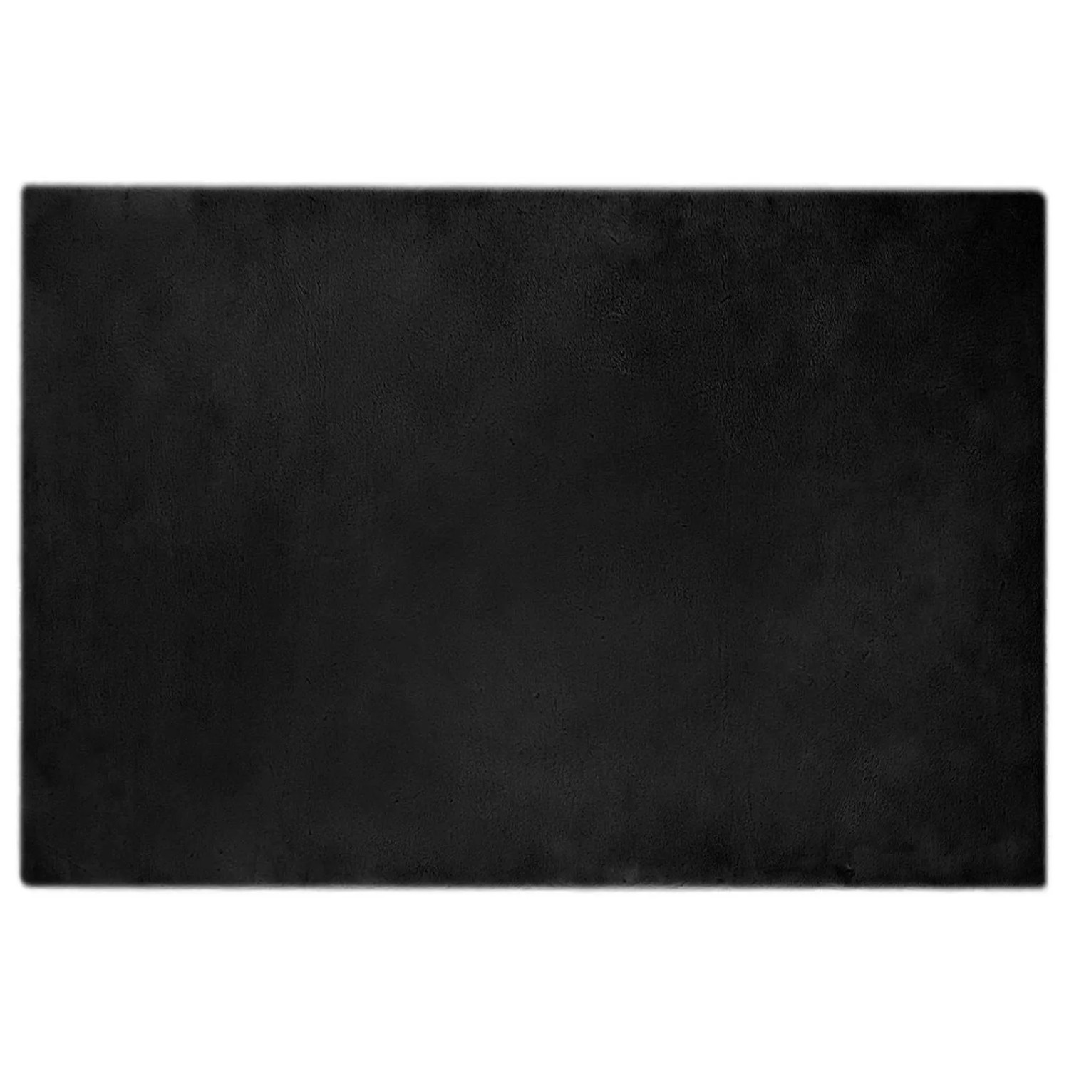 vidaXL Kunstfell Hasen Teppich Olite Schwarz 120 x 170 cm Polyester 4202172 günstig online kaufen