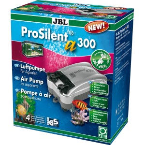 JBL ProSilent a300 Aquarium-Belüfter: Luftpumpe für Aquarien von 100-400 l.