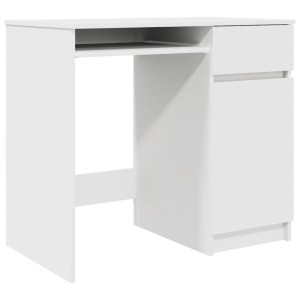 vidaXL Schreibtisch Weiß 86x49x76 cm Holzwerkstoff 861823