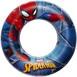 Bestway Schwimmring Spider-Man, Ø 48 cm, aufblasbarer Reifen mit Spider-Man Motiv.
