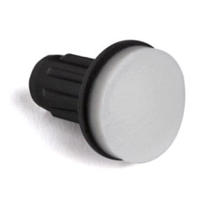 SOTECH 100 x Türpuffer Schwarz Grau Durchmesser 8 mm für Bohrloch Durchmesser 5 mm