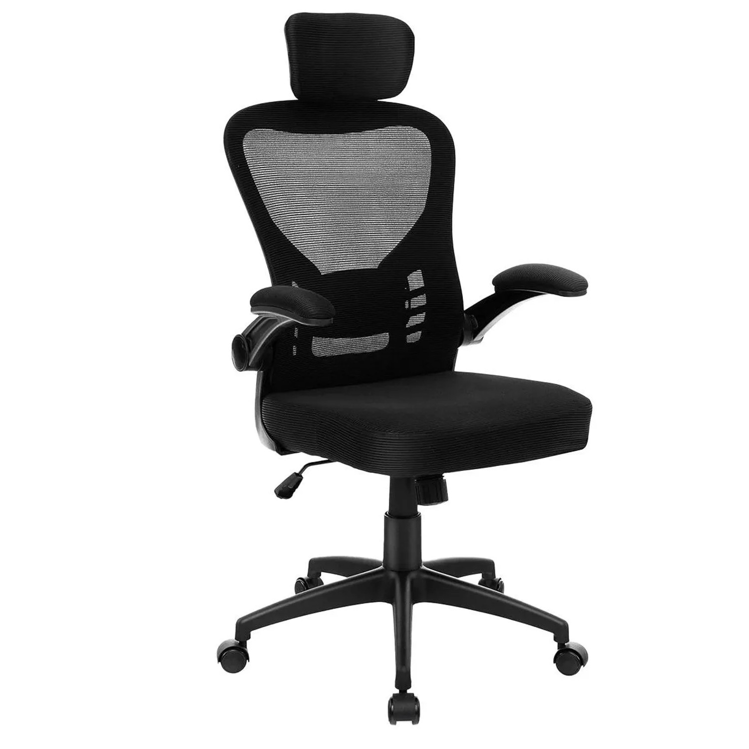 Costway Ergonomischer Bürostuhl mit Verstellbarer Lendenstütze günstig online kaufen