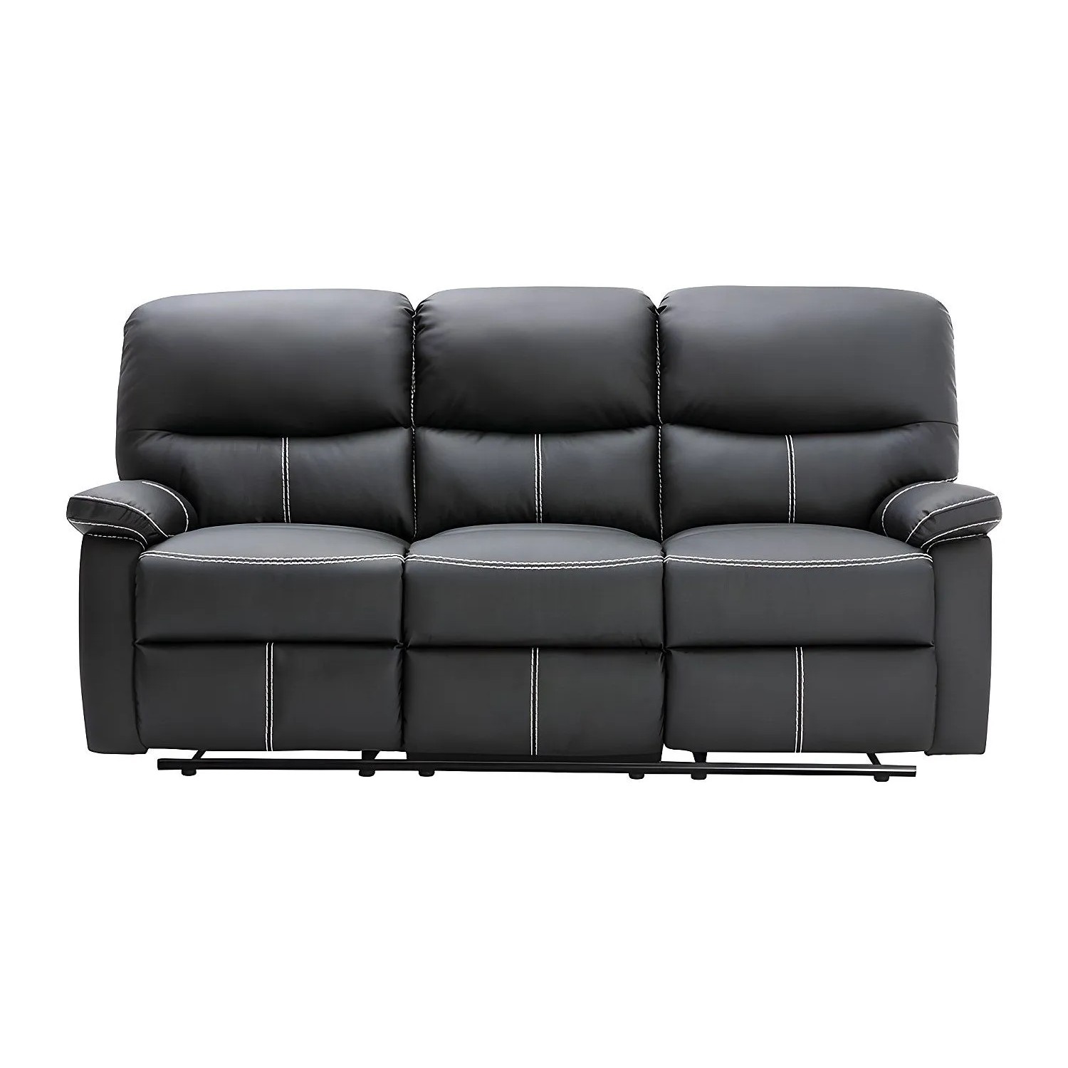 Vente-unique Relaxsofa Canby Schwarz 183 cm