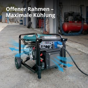 Könner & Söhnen Inverter Benzin/Gas Generator KS 6500iEG