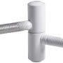 Hettich Einbohrband, Ø 15 mm, Stahl, weiß, 2 Stück. Möbelbeschlag für gefalzte Türen.