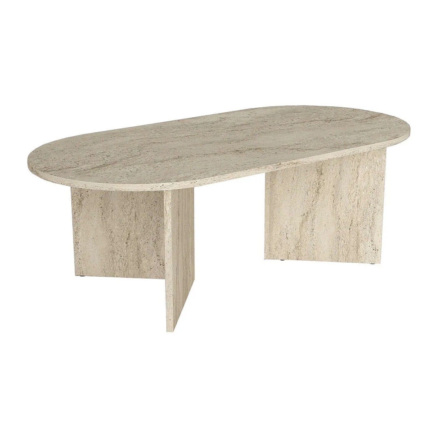 Vente-unique Couchtisch Topania Beige 120 cm