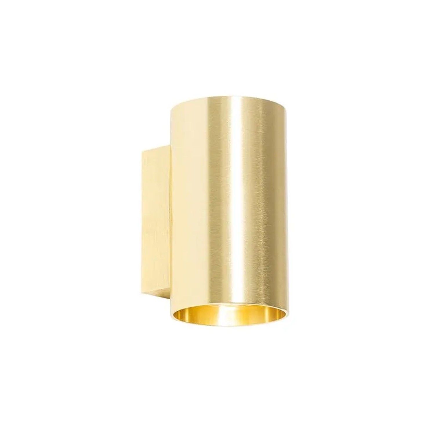 QAZQA Moderne Wandleuchte Gold Rund Sandy