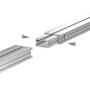 Kopplungsprofil 300 mm für Ecofix Aluprofil zur Verlängerung von Terrassendielen Unterkonstruktionen.