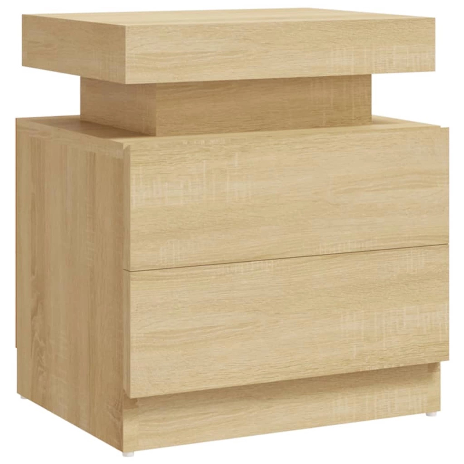 vidaXL Nachttisch Sonoma-Eiche 45x35x52 cm Holzwerkstoff günstig online kaufen