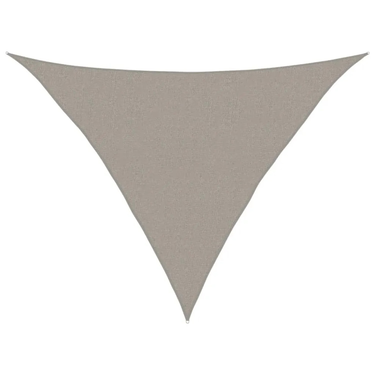 Furnicato Sonnensegel 160 G M² Dreieckig Hellgrau 2 5x2 5x3 5 M Hdpe