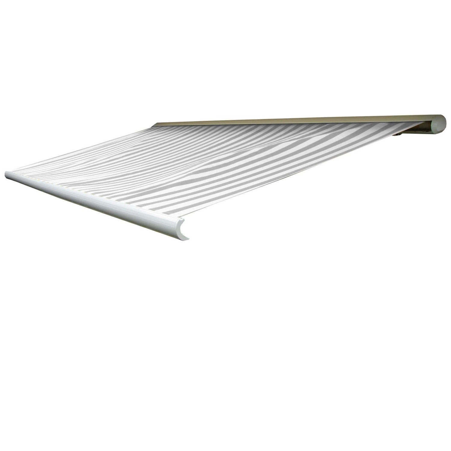 MCW Ersatz-Bezug für Markise H123 Polyester Grau-Weiß