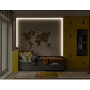 Osram LED-Streifen Flex Audio Voice im Kinderzimmer, indirekte Beleuchtung.