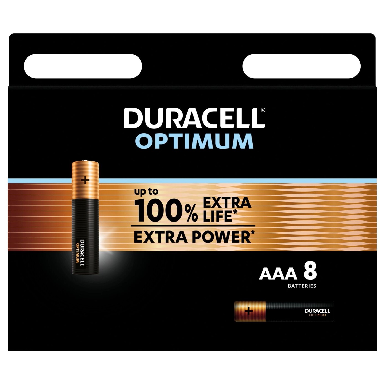 Duracell Optimum Batterien AAA 1,5V MN2400/LR03 8er Pack