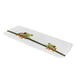 Kleine Wolke Wanneneinlage Charlie, maigrün, mit Frosch-Motiv für sicheren Halt in der Badewanne.
