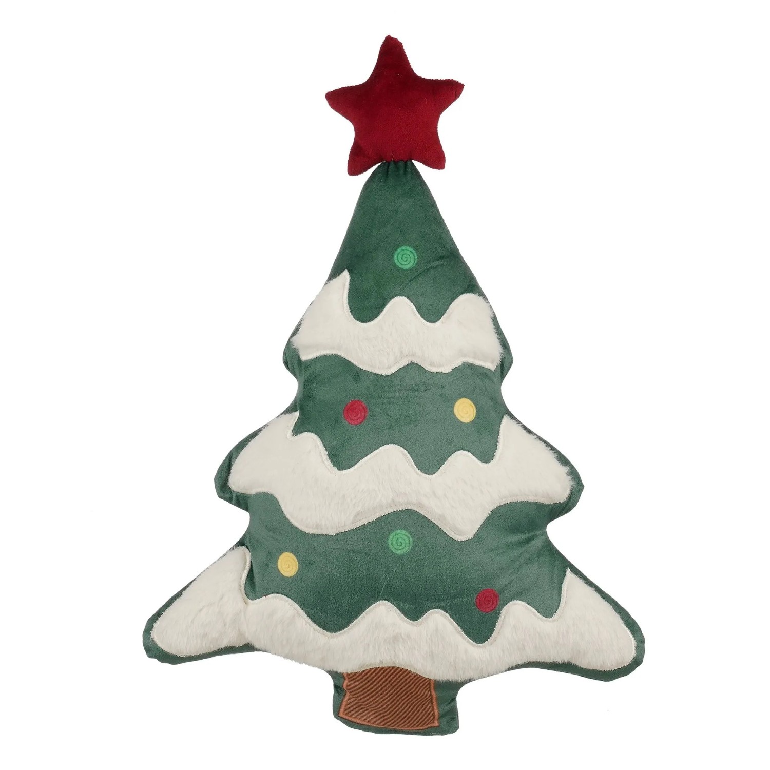 Mica Decorations Kissen Weihnachtsbaum 44 cm x 32 cm x 10 cm Grün