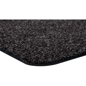 Anthrazitfarbene OBI Ripsmatte Mega, 40x60 cm, ideal für den Innenbereich. Fußmatte aus Polypropylen.
