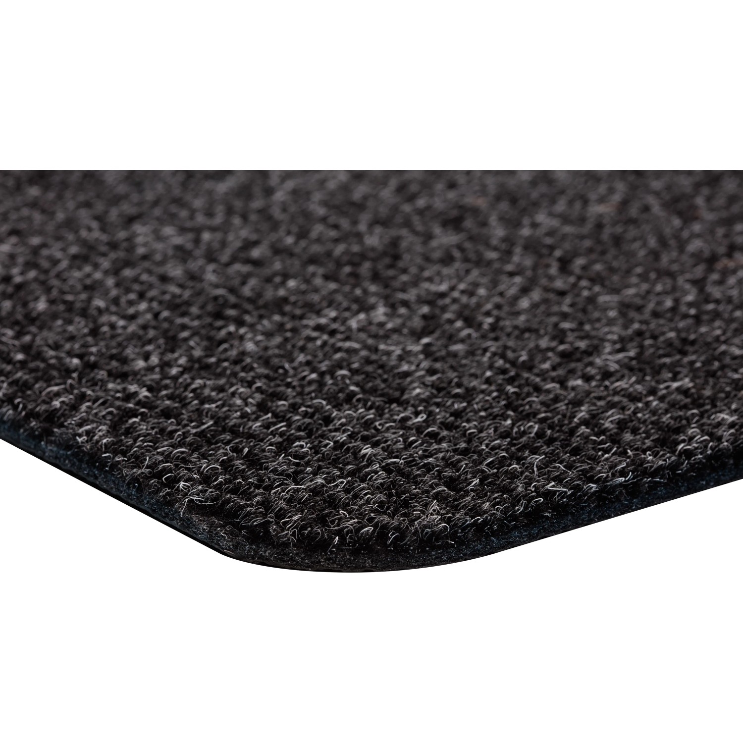 Anthrazitfarbene OBI Ripsmatte Mega, 40x60 cm, ideal für den Innenbereich. Fußmatte aus Polypropylen.