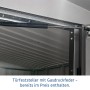 Detailaufnahme: Gasdruckfeder am Gerätehaus Euroline Flachdach von Hörmann.