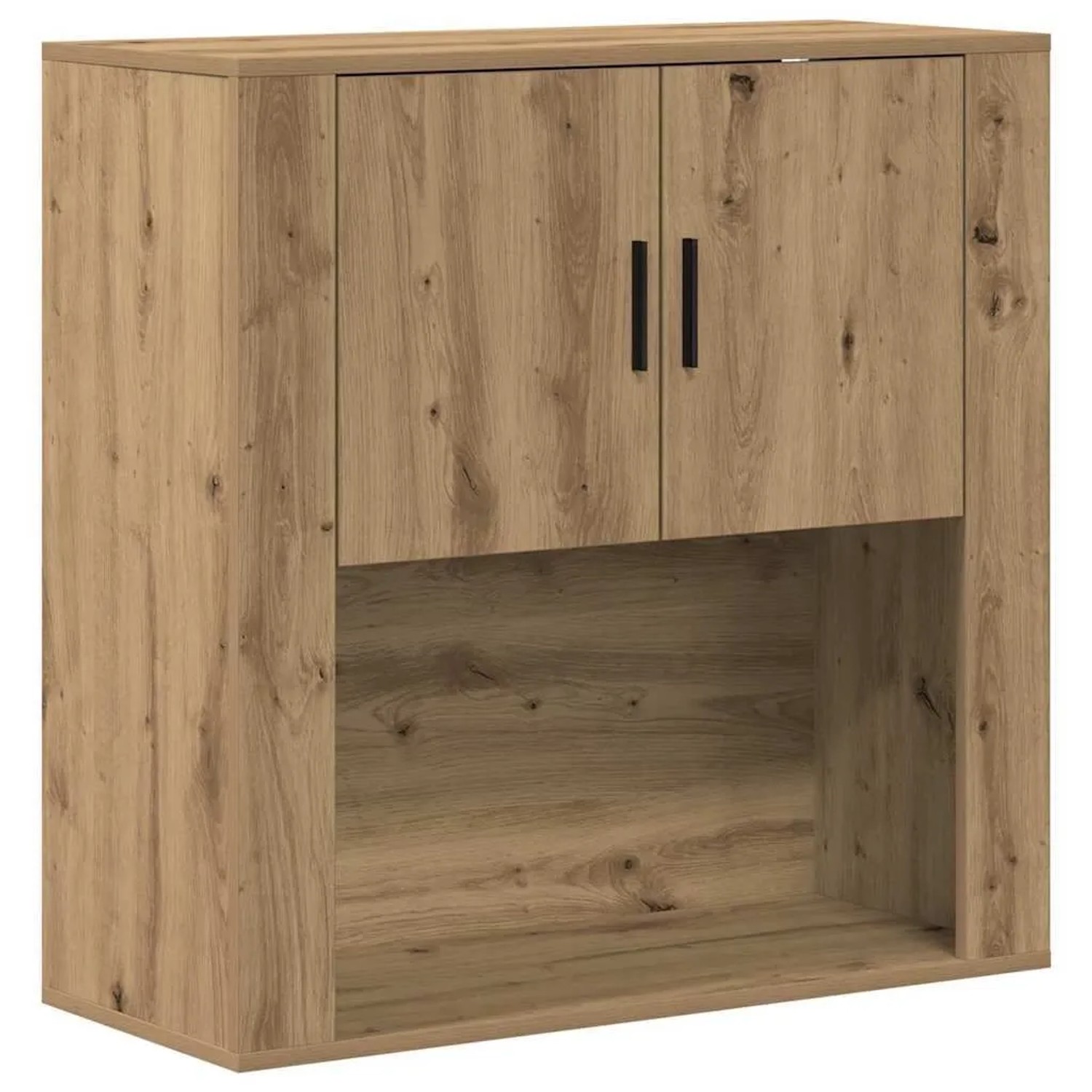 vidaXL Wandschrank mit Tür Artisan-Eiche 80 x 33 x 80 cm Holzwerkstoff 8621 günstig online kaufen
