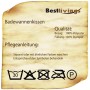 Bestlivings Badewannenkissen, schwarz, mit Saugnäpfen für Komfort in der Badewanne.