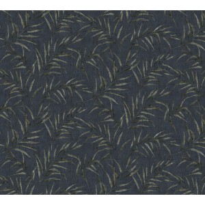 Grüne Palmenblätter auf dunklem Grund: A.S. Création Vliestapete Dark Wonder für tropisches Flair.