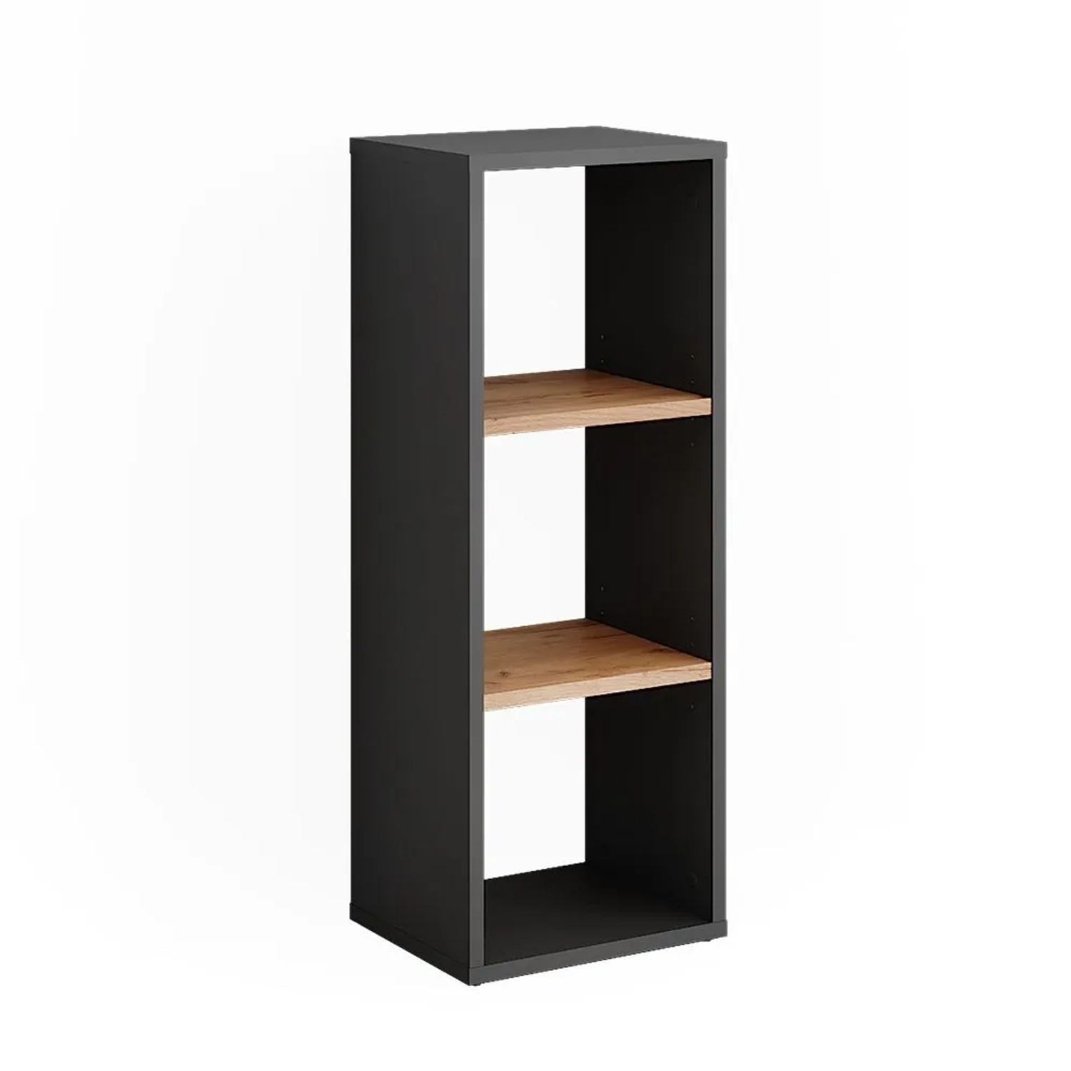 Vicco Standregal Orlando Anthrazit Goldkraft Eiche 30 x 80 Art Nr 54549
