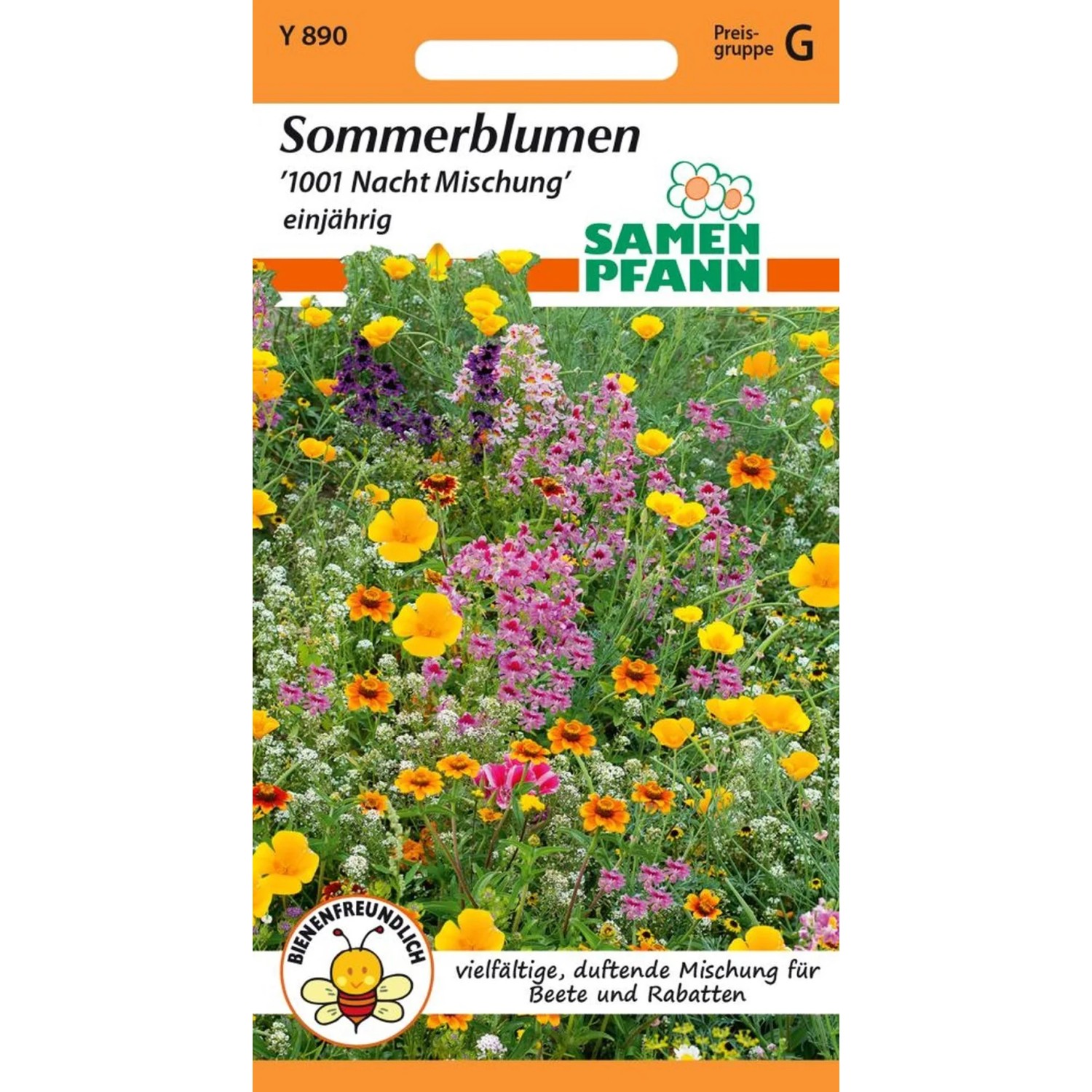 SAMEN PFANN Blumenmischung Sommerblumen 1001 Nacht