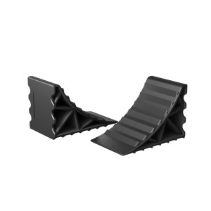 Wiltec 2X Unterlegkeile 14,8X8,9X9,8Cm Bremskeil 2T Hdpe Anhänger Wohnmobil Keil