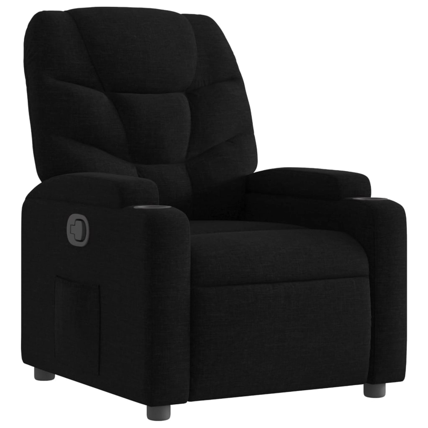 vidaXL Relaxsessel Schwarzer Stoff 3205610 günstig online kaufen