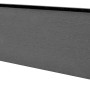 Anthrazitfarbenes WPC-Hohlkammerprofil (180 cm) für T & J Sichtschutzzäune der Dalu-Serie.